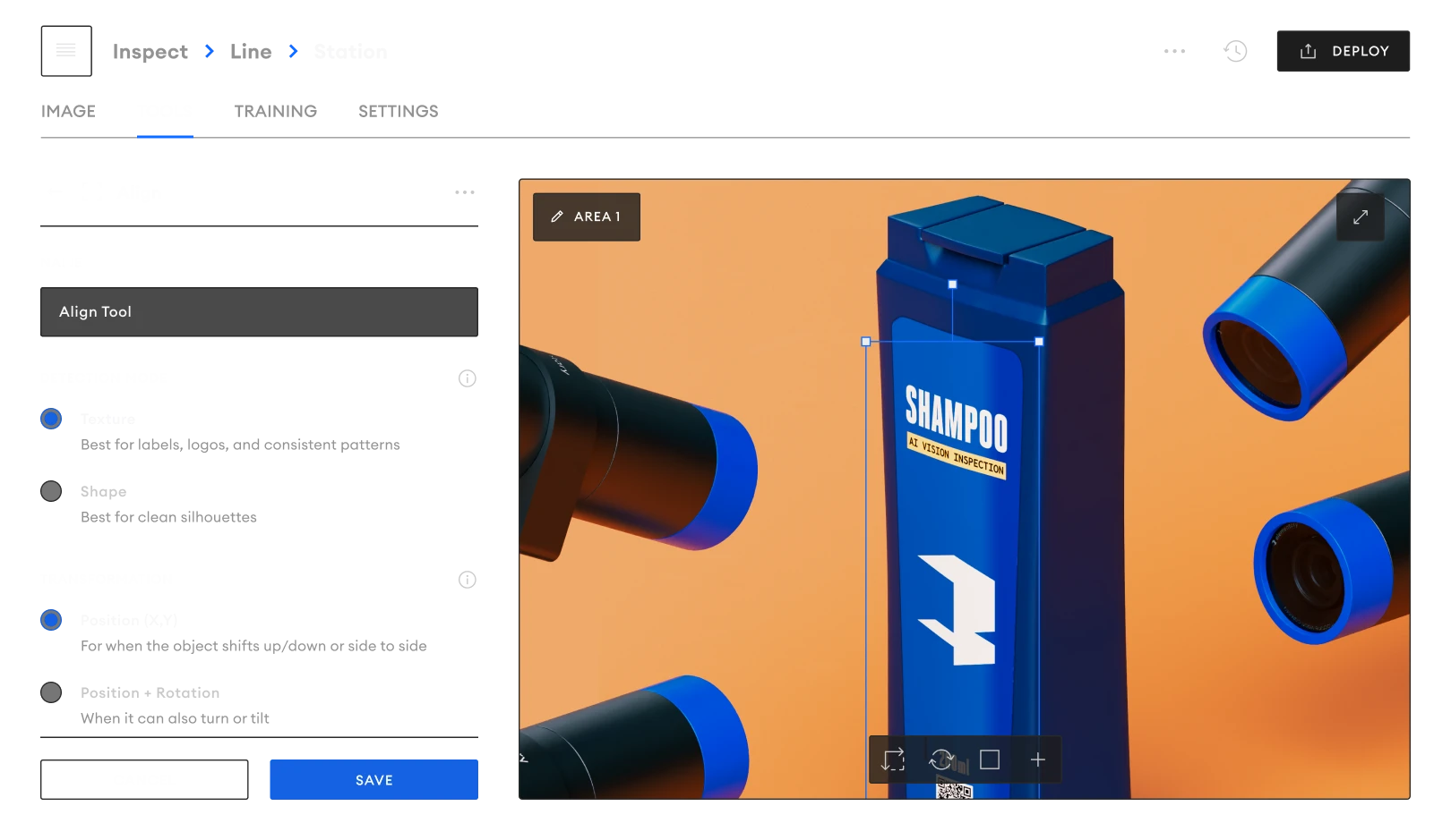 Align Tool on QualityOS
