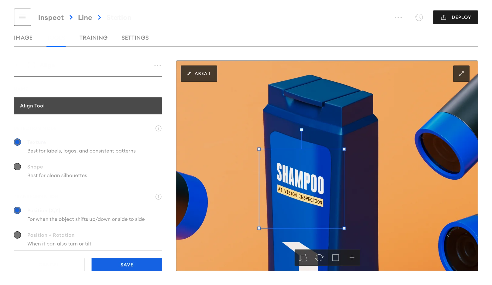 Align Tool on QualityOS
