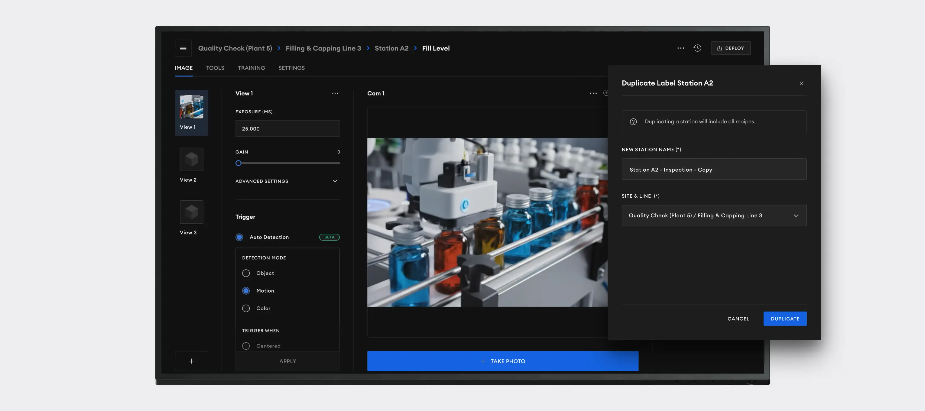 Elementary QA Platform Image Capture